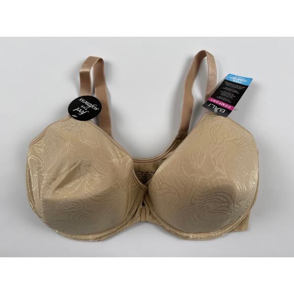 Bali Comfort Revolution Shaping Underwire Bra – 42D, Sandshell, New - Picture 1 of 6